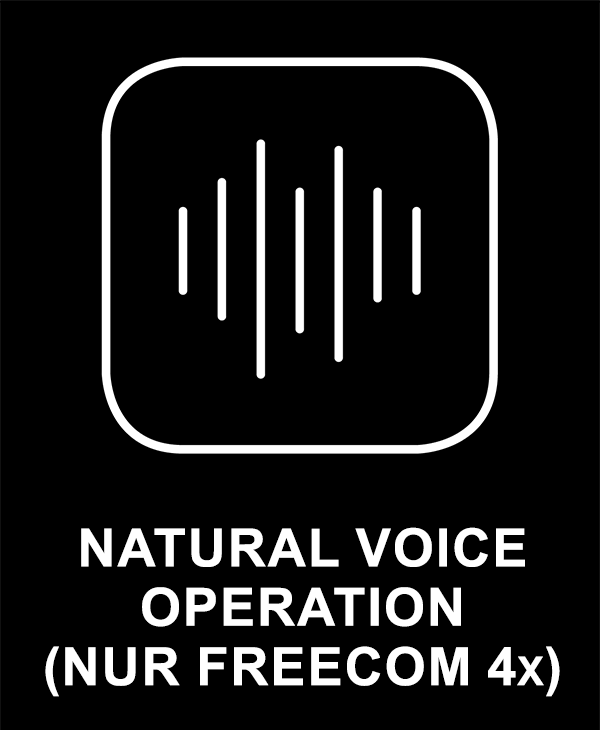  Natural Voice Commands & Sprachaktivierung (nur FREECOM 4x)
