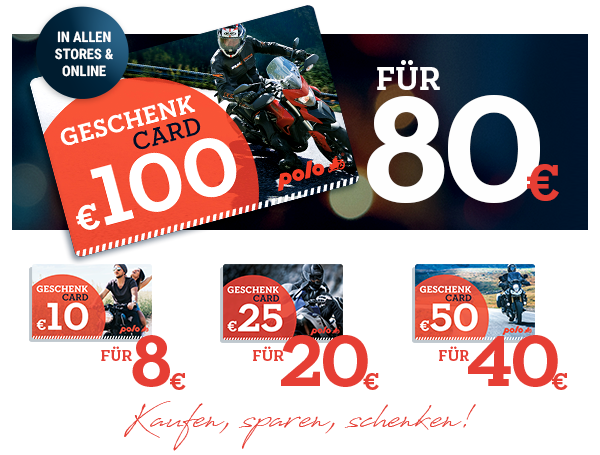 20% auf alle GeschenkCards*