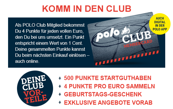 Komm' in den POLO Club und entdecke die Vorteile!