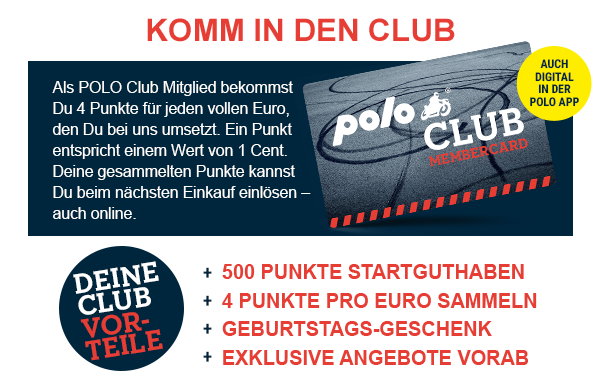 Komm in den POLO Club - sieh Dir die Vorteile direkt hier an!
